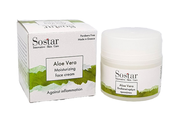 Sostar Focus Ενυδατική κρέμα ημέρας με Aloe Vera 50ml